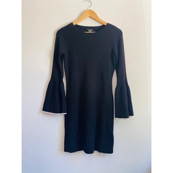 Club Monaco Bell Sleeve Wool Blend Knit Dress Size S - Picture 2 of 9
